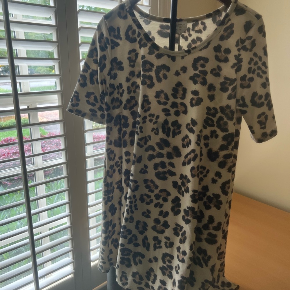 By Together A-line Leopard Print Dress Size Large